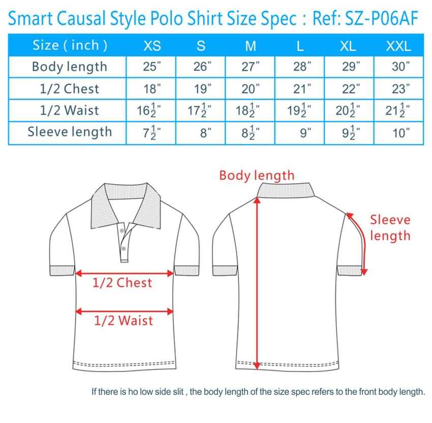 Us Polo T Shirts India Size Chart