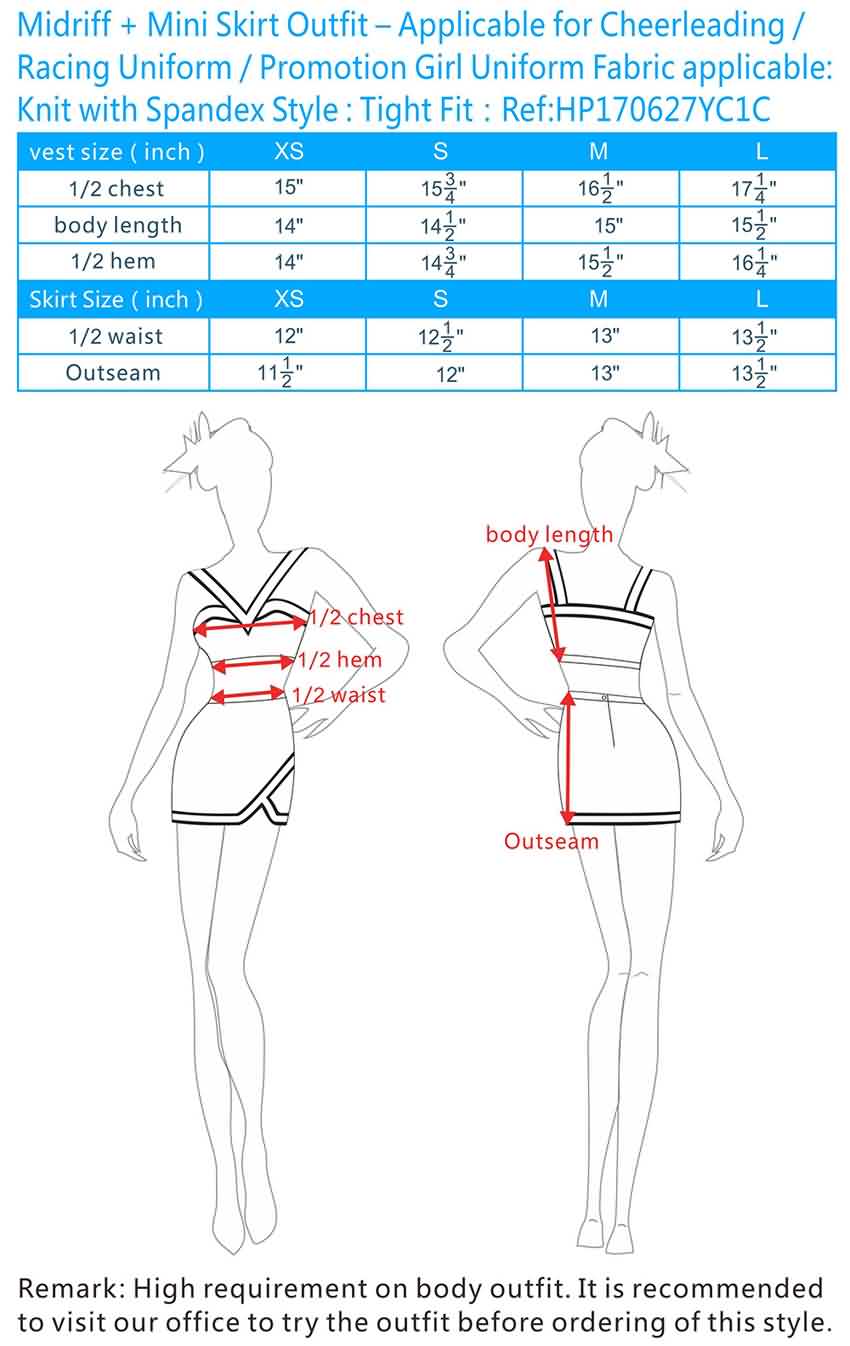 cheer uniforms size, cheerleading team uniforms, cheerleading and danz team uniforms size chart