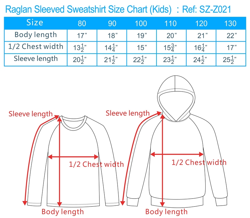 kids jersey sizes