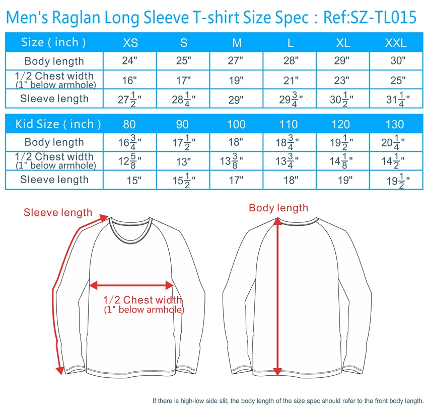 Men S Xs T Shirt Size Chart