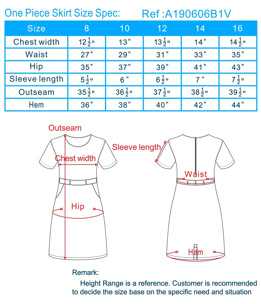 dress size order skirt dress manufacturer.