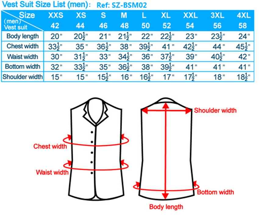 blazer size chart, mens blazer jacket size chart, ladies blazer size