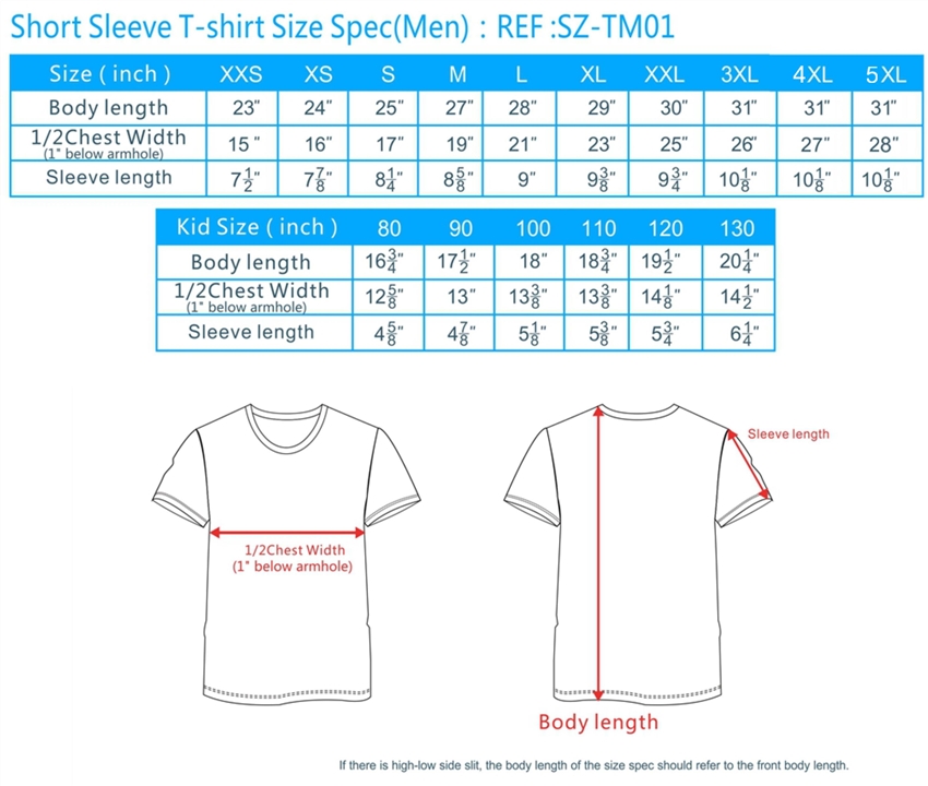 mens tee size chart, women t shirt size 