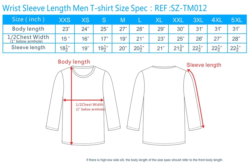 xxs size t shirt